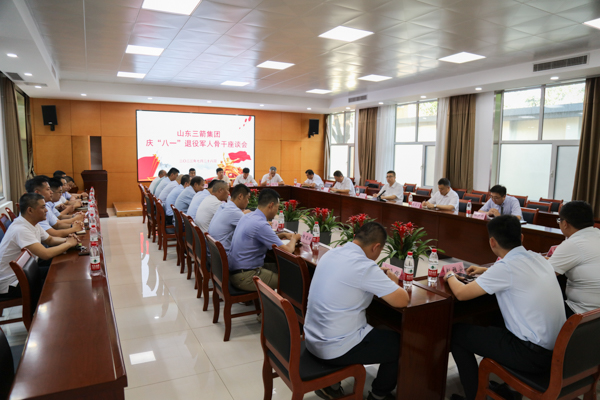 三箭集團召開慶?！鞍艘弧苯ㄜ姽?jié)退役軍人骨干座談會
